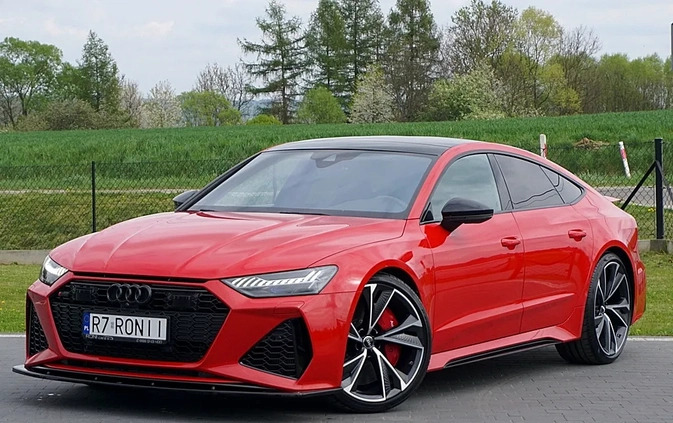 Audi RS7 cena 549000 przebieg: 39800, rok produkcji 2020 z Dynów małe 781